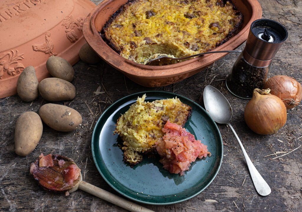 کیک سیب زمینی